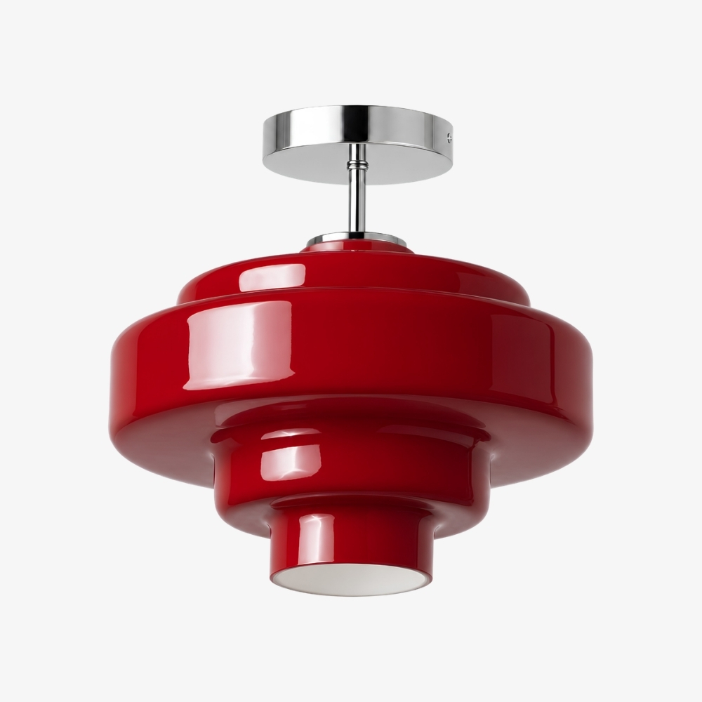 Red Koloro glass ceiling light SKU