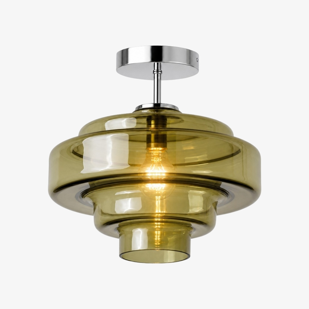 Green Glass Koloro ceiling light SKU