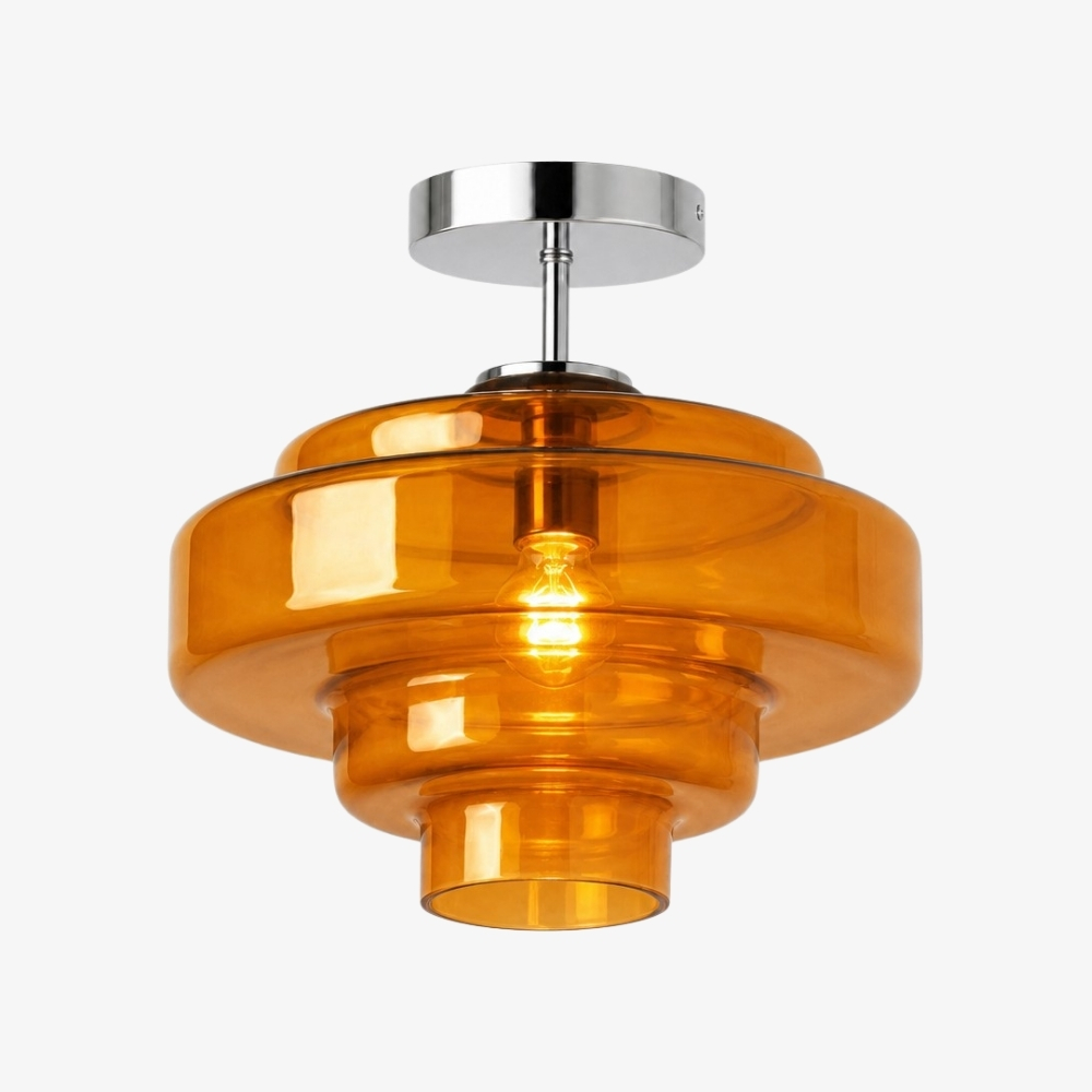 Amber Glass Koloro ceiling light SKU