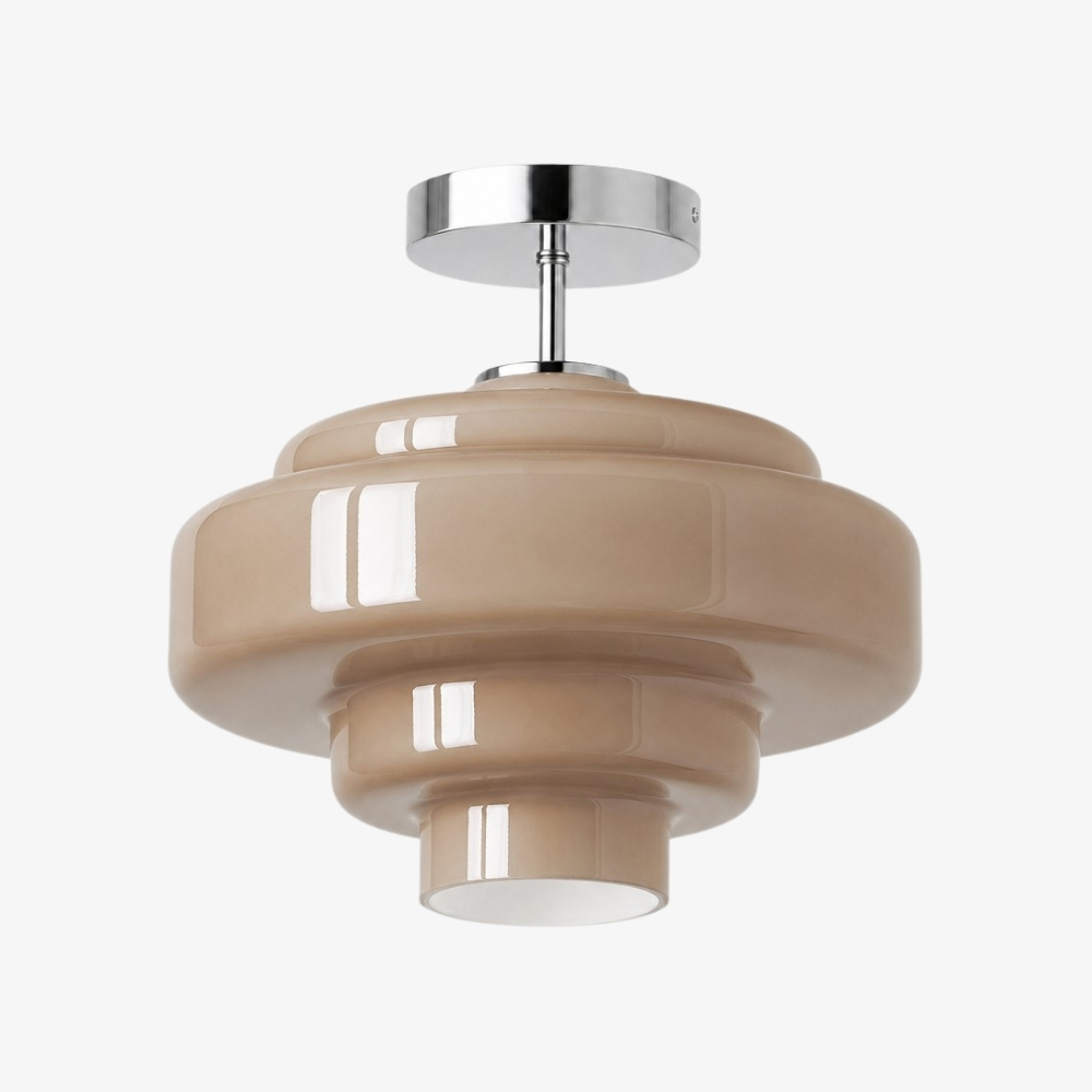 Taupe Koloro glass ceiling light SKU