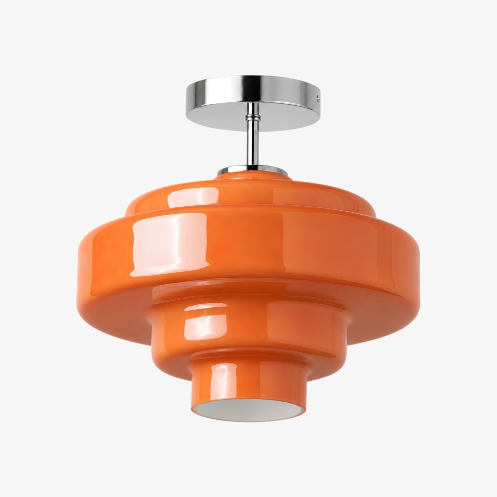 Orange Koloro glass ceiling light SKU
