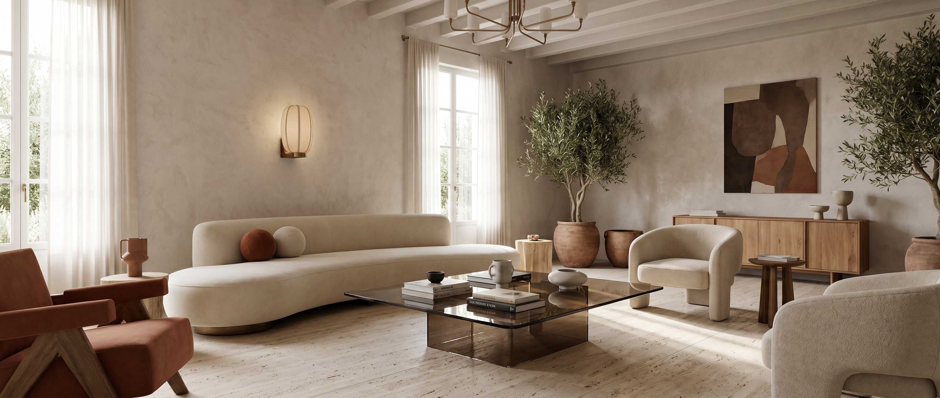 Loomis wall sconce in a warm hallway setting