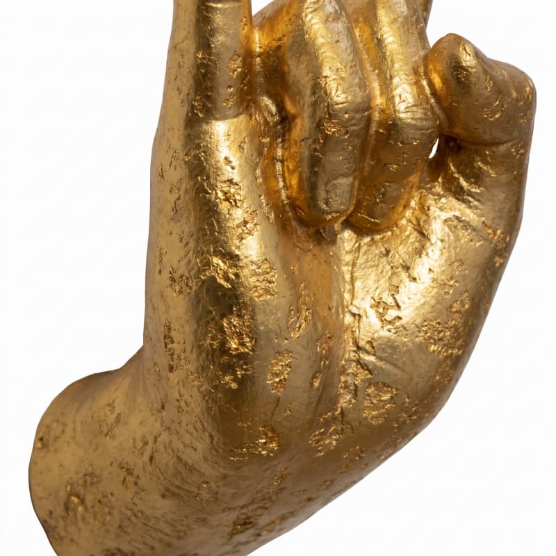 Nahaufnahme der goldenen Oberfläche