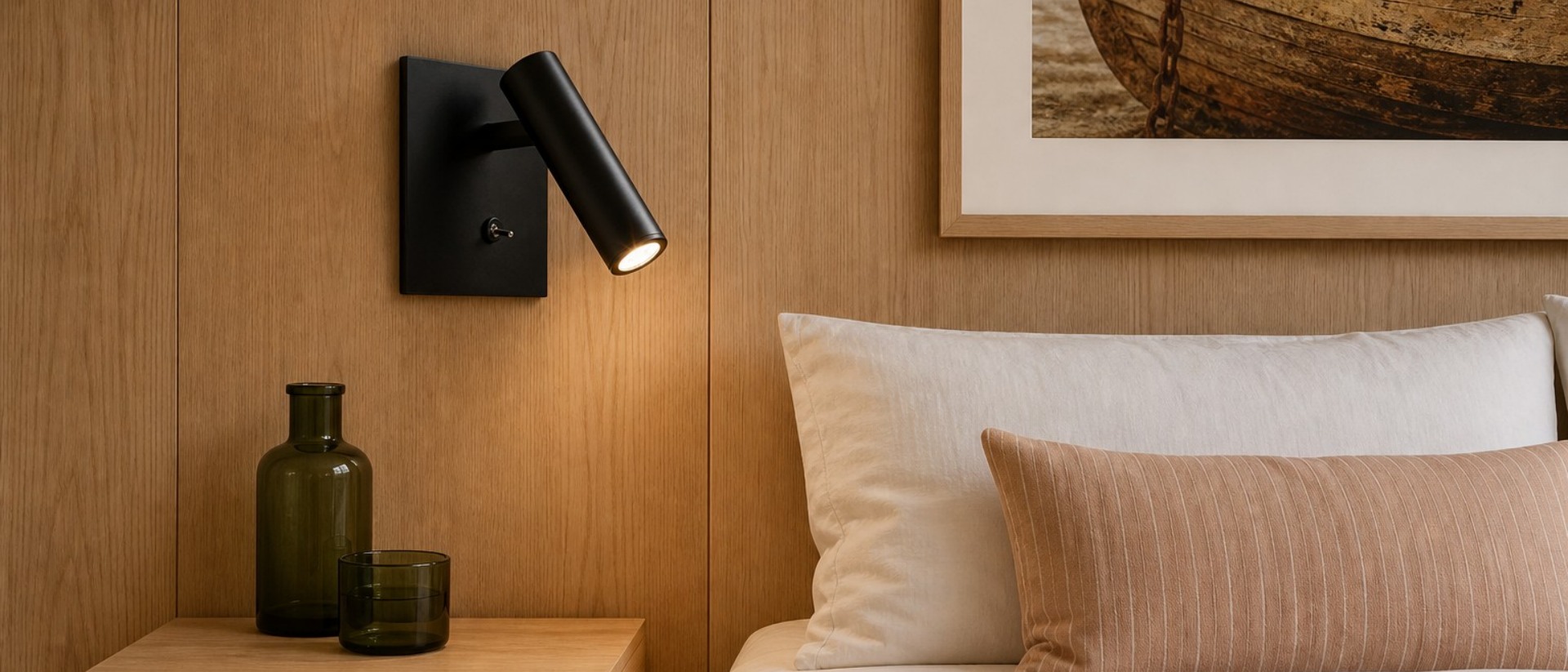 Slimlux Wandleuchte als stimmungsvolle Beleuchtung
