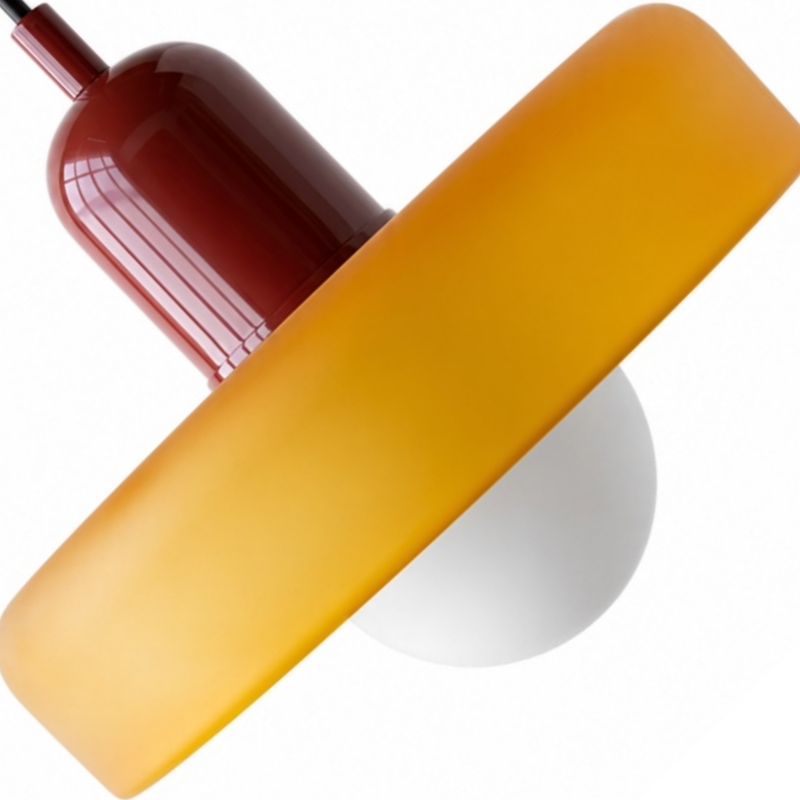 Morandi pendant lamp angled detail