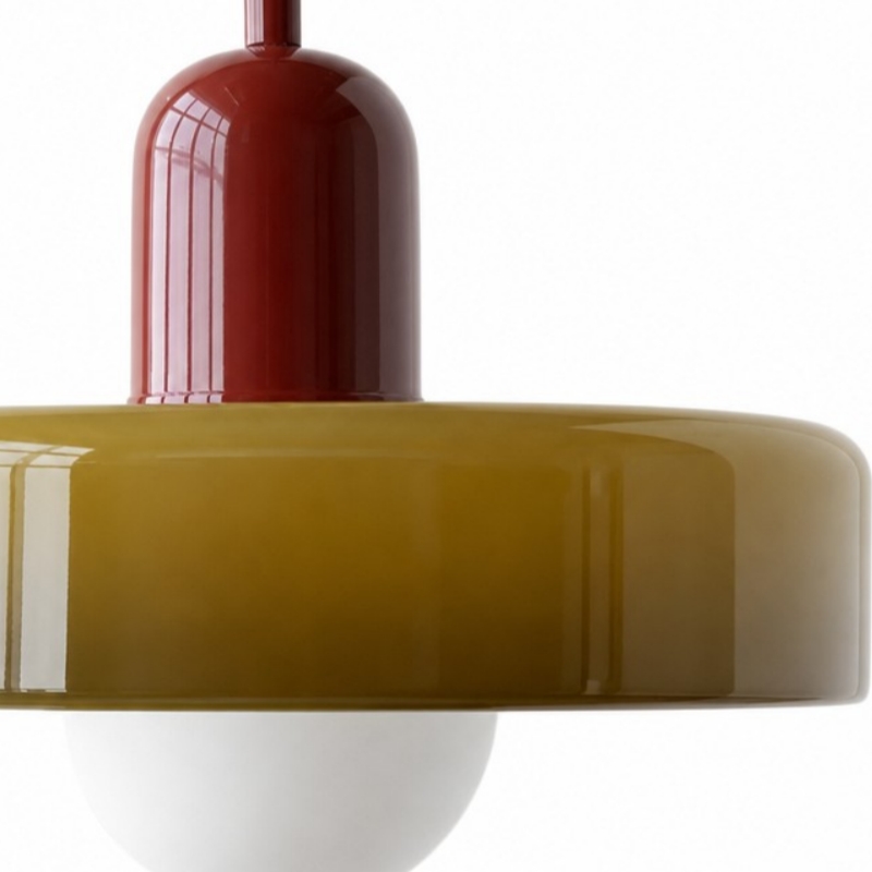 Morandi pendant lamp glass detail