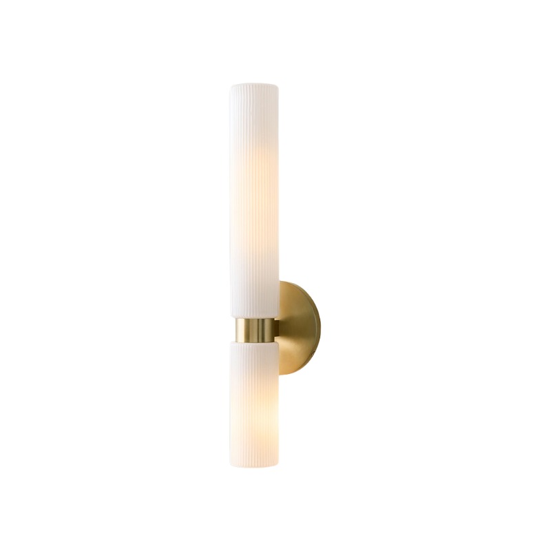 Rivora Wandleuchte mit milchigem Glas