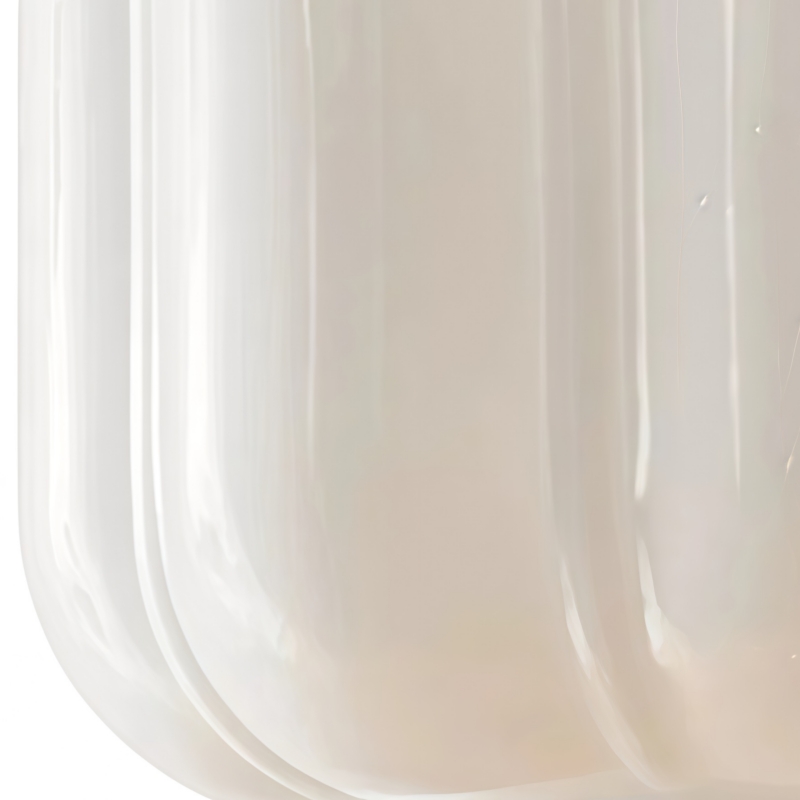 Eloise pendant ribbed glass detail