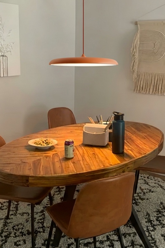 Customer bedroom with ceiling and picture lights