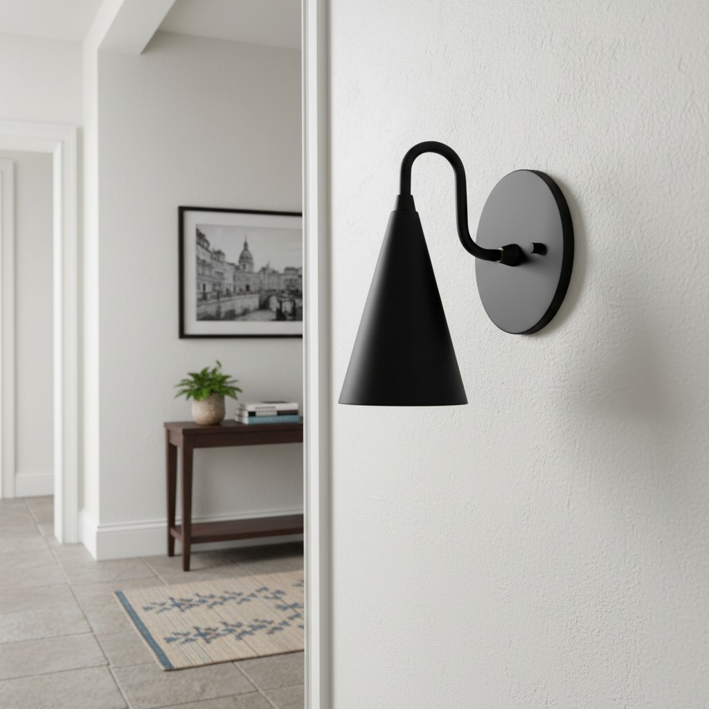 Curva Metal Wandleuchte im Wohnbereich
