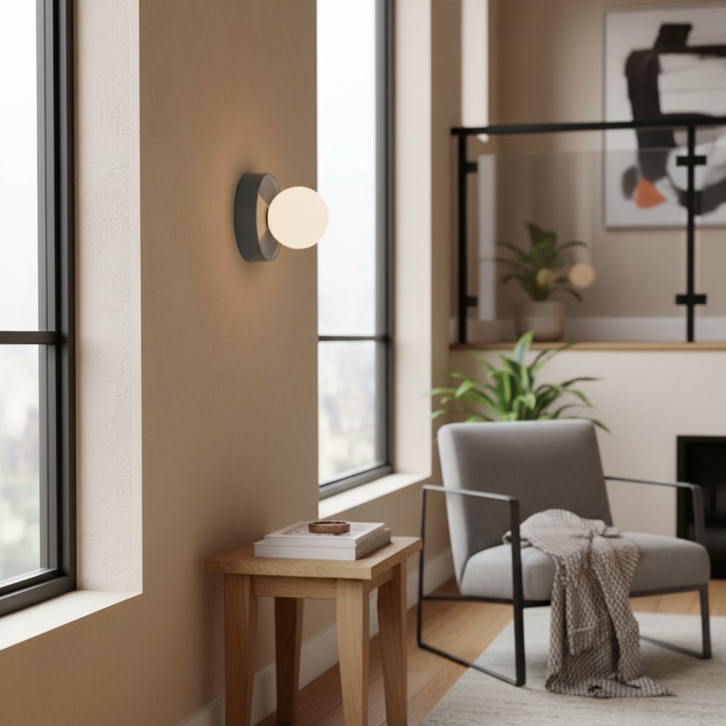 Solna Wandleuchte am Fenster