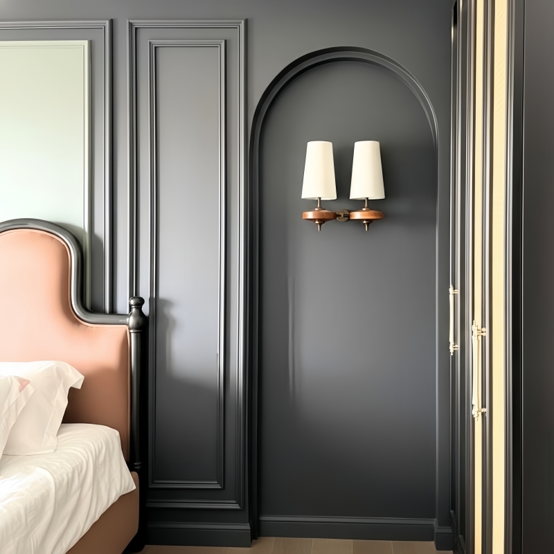 Kundenfoto der Wandleuchte im Schlafzimmer