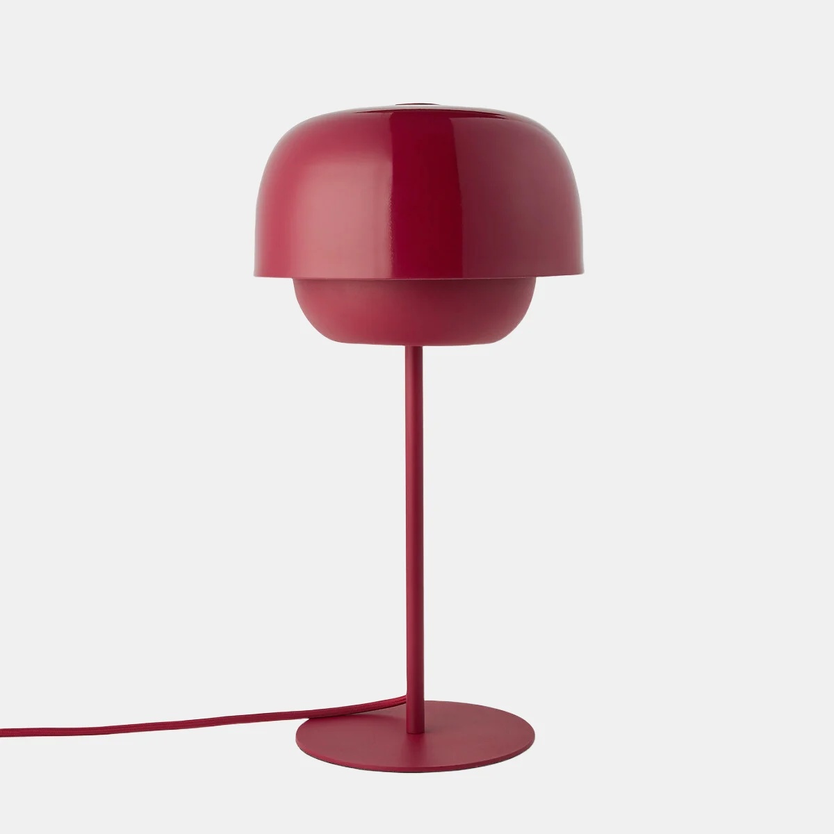 Rote Clinco Tischlampe Gesamtansicht
