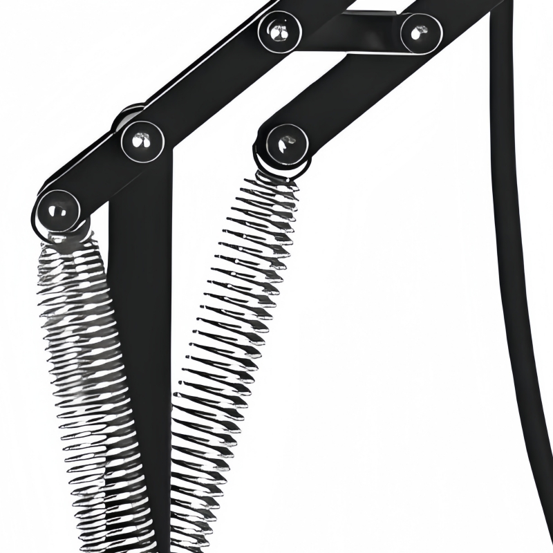 Feder- und Gelenkdetail der Modryx Schreibtischlampe