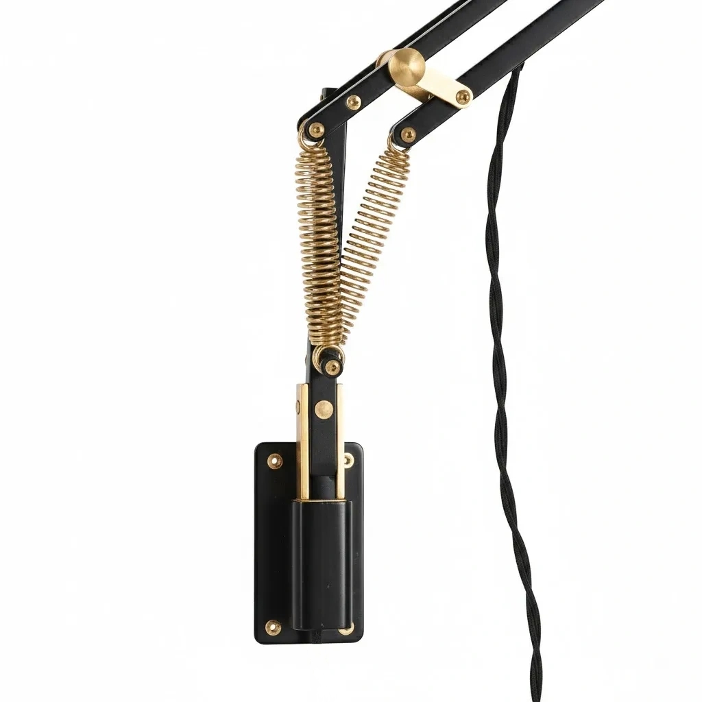 Wandhalterung und Kabel der Modryx Wandleuchte