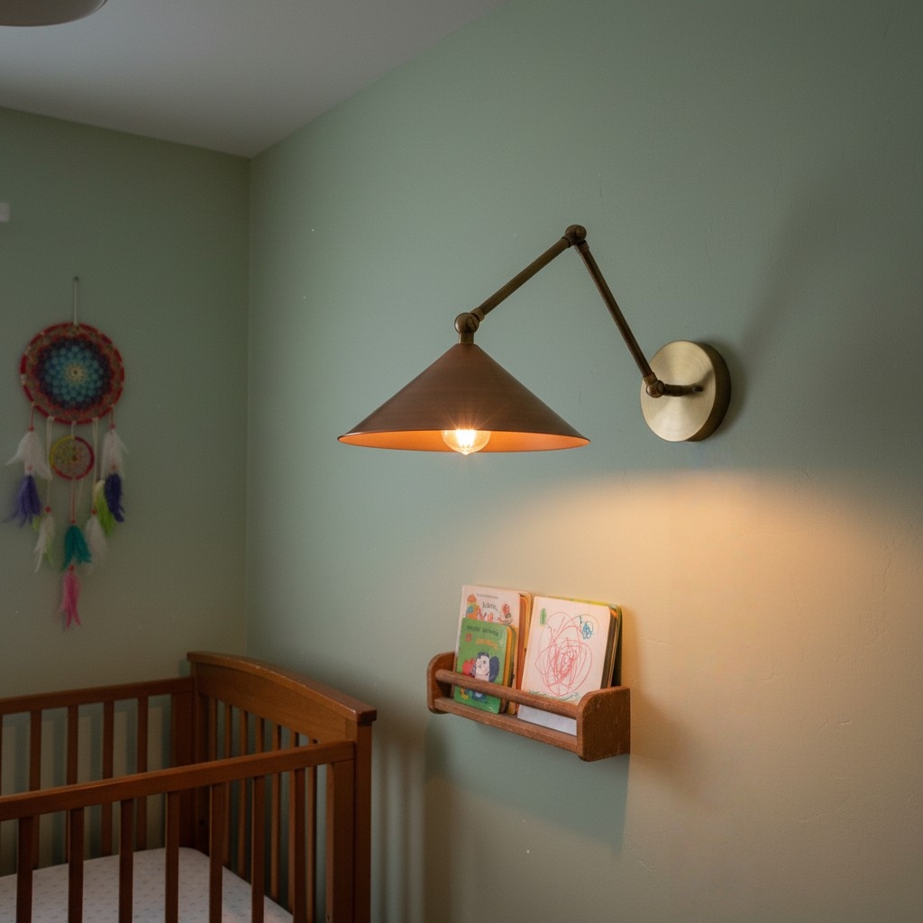 Kundenfoto der Conique Wandleuchte in einem Kinderzimmer
