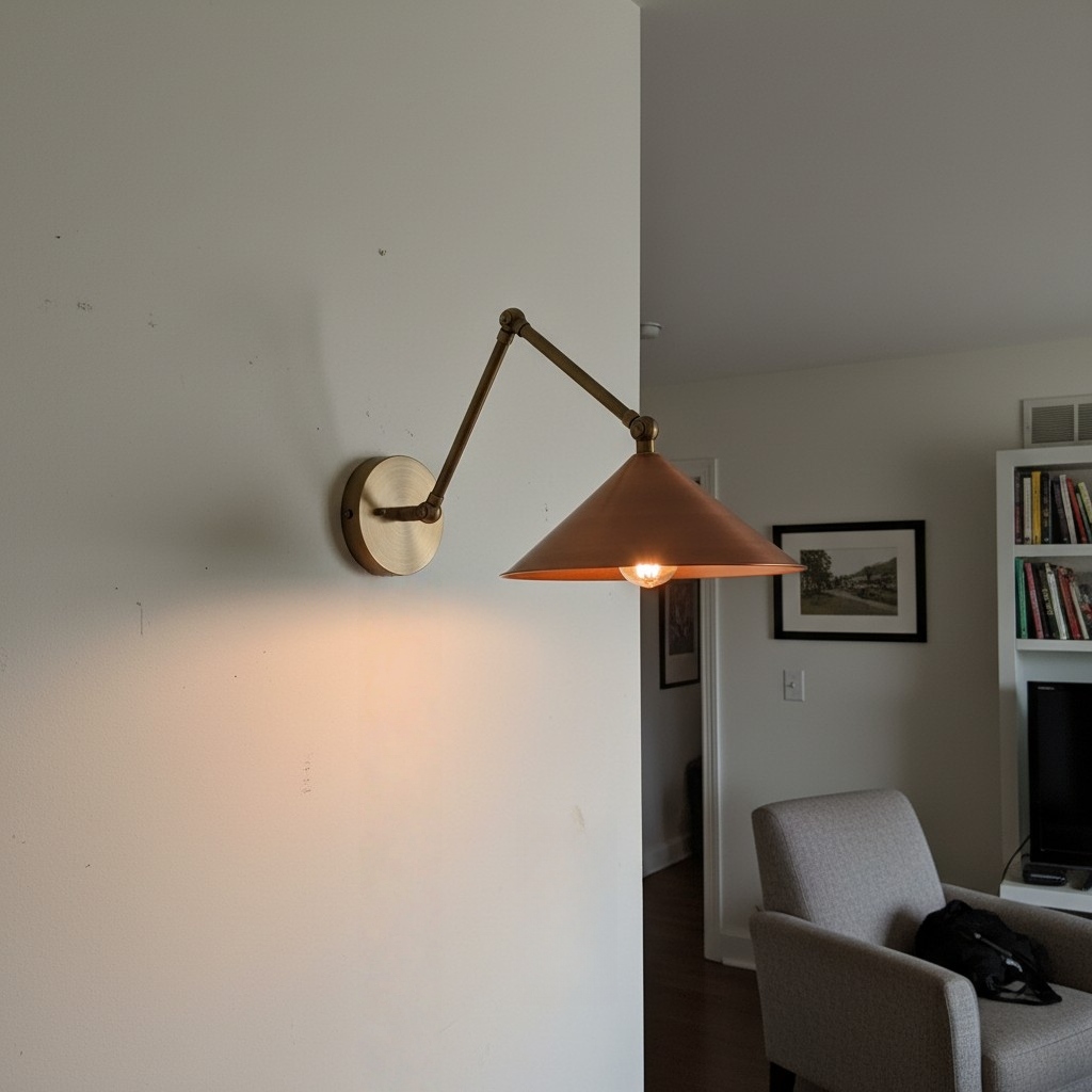 Kundenfoto der Conique Wandleuchte an einer Wand