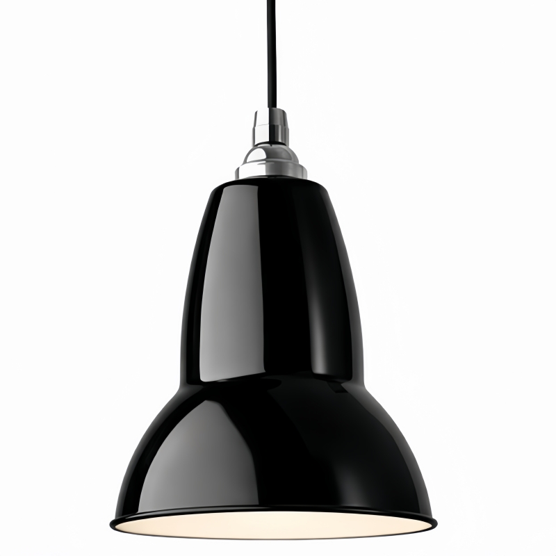 Schwarze Modryx Metall-Pendelleuchte