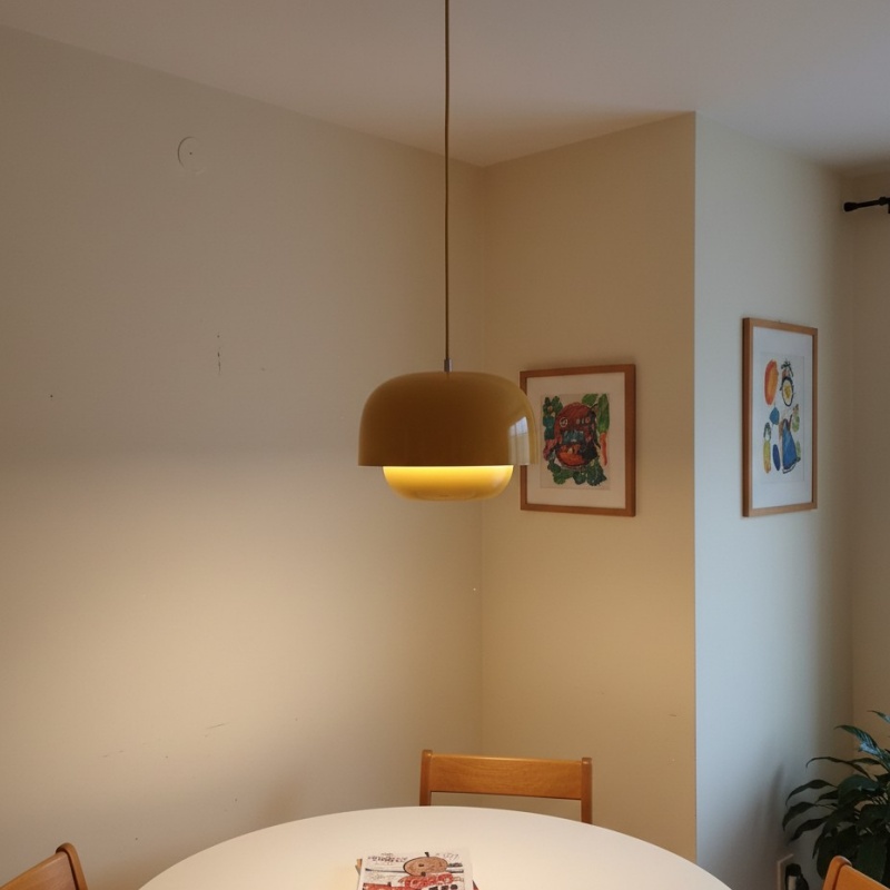 Kundenfoto mit bronzefarbener Clinco Pendelleuchte