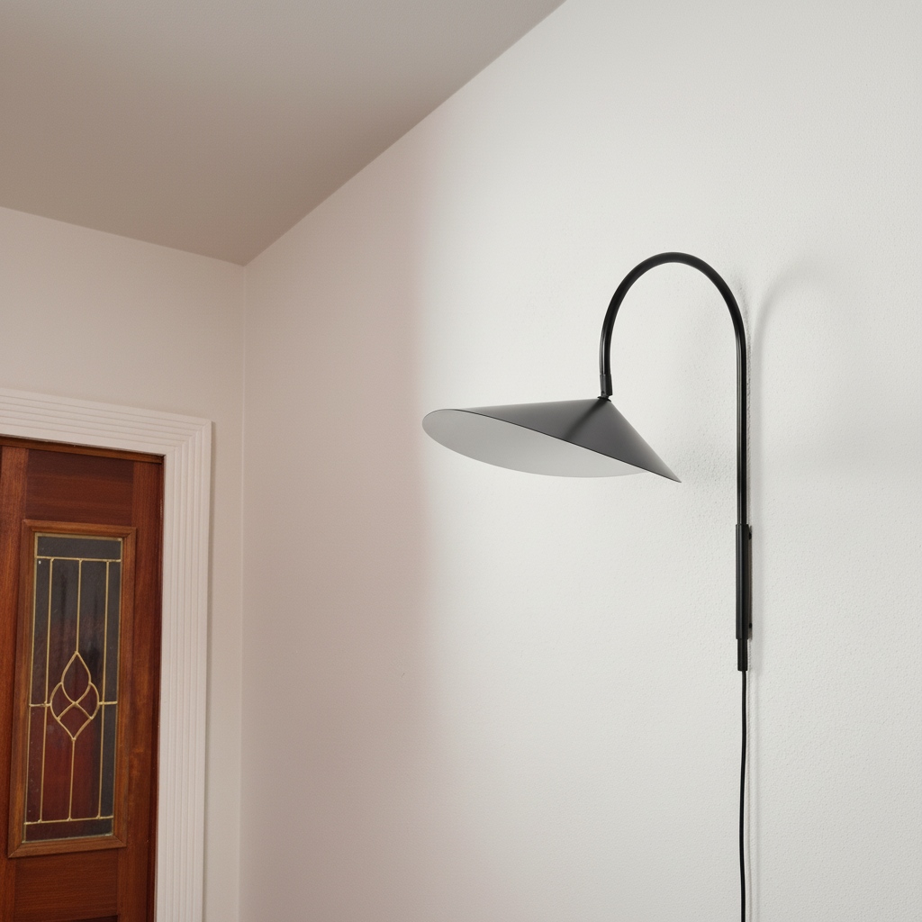 Kundenfoto der Swivora Wandleuchte an einer hellen Wand