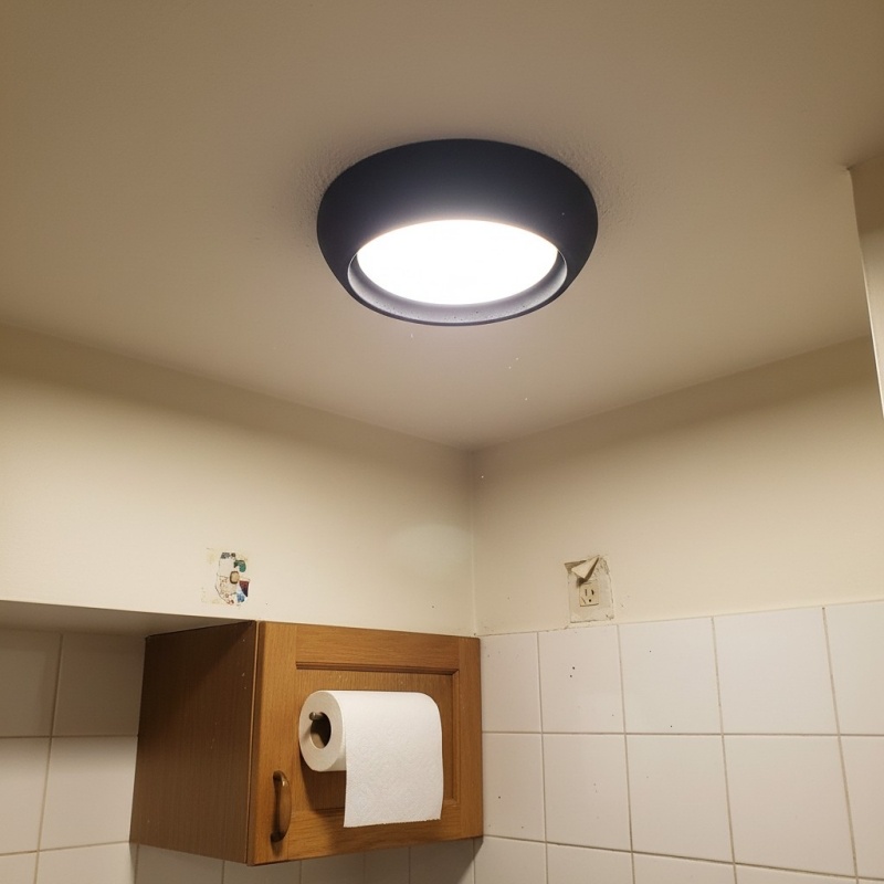 Kundenfoto der eingeschalteten Monocem Leuchte