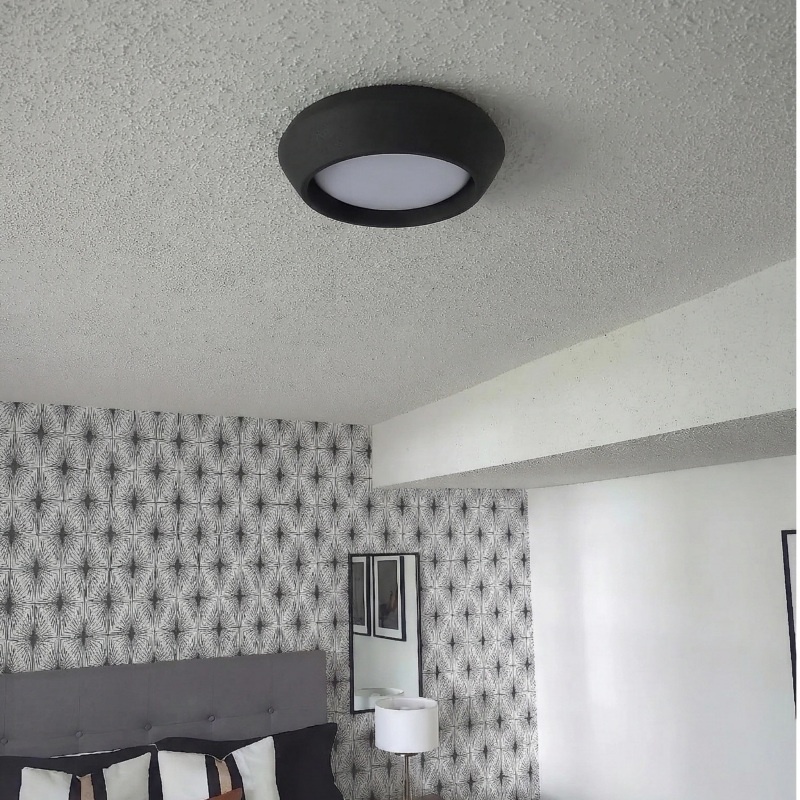 Kundenfoto der Monocem Leuchte im Schlafzimmer
