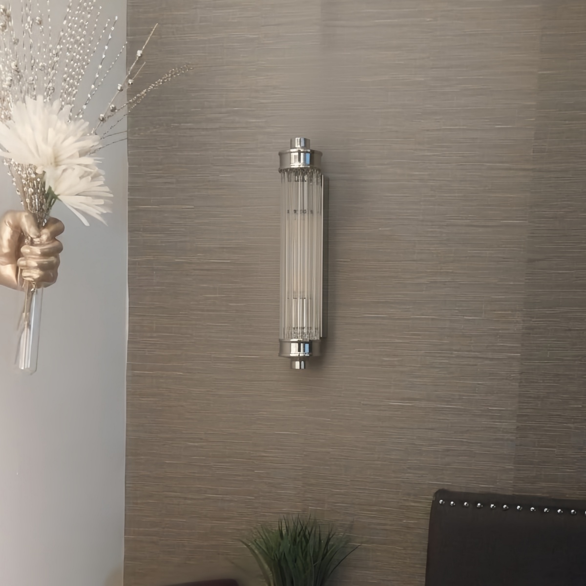 Bravira Wandleuchte an strukturierter Wand