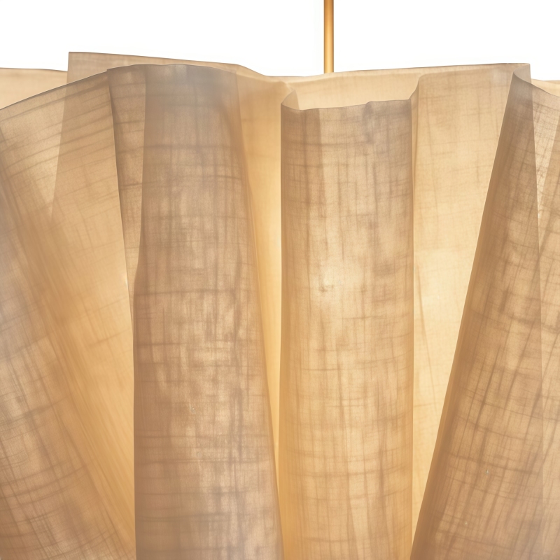 Texturdetail des Stoffschirms