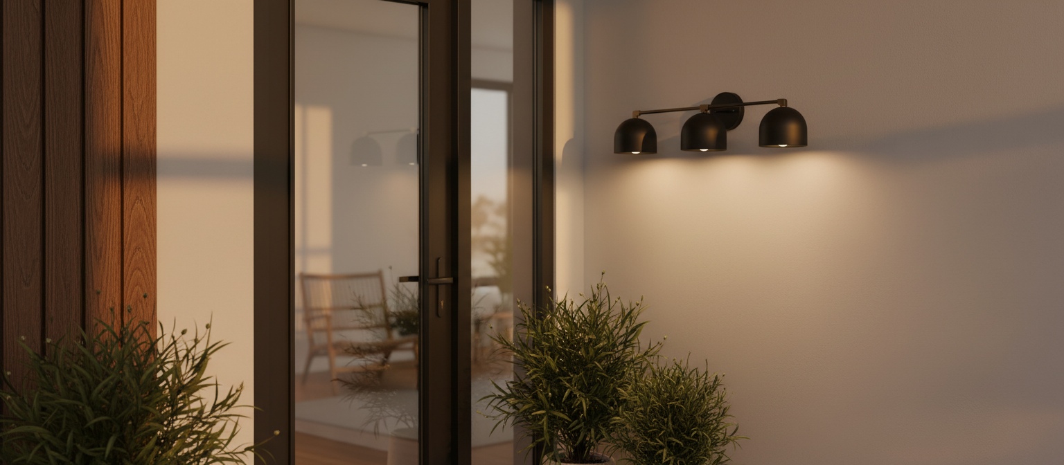 Metio Wandleuchte mit warmem Licht
