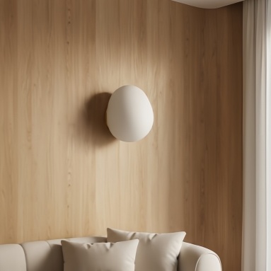Gregg Leuchte an einer Holz-Wand