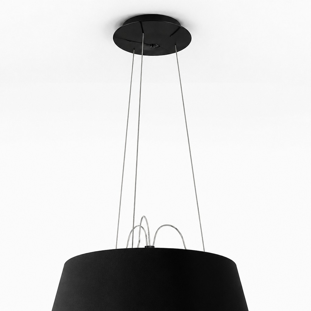 Tolomeo Mega ceiling canopy and suspension wires