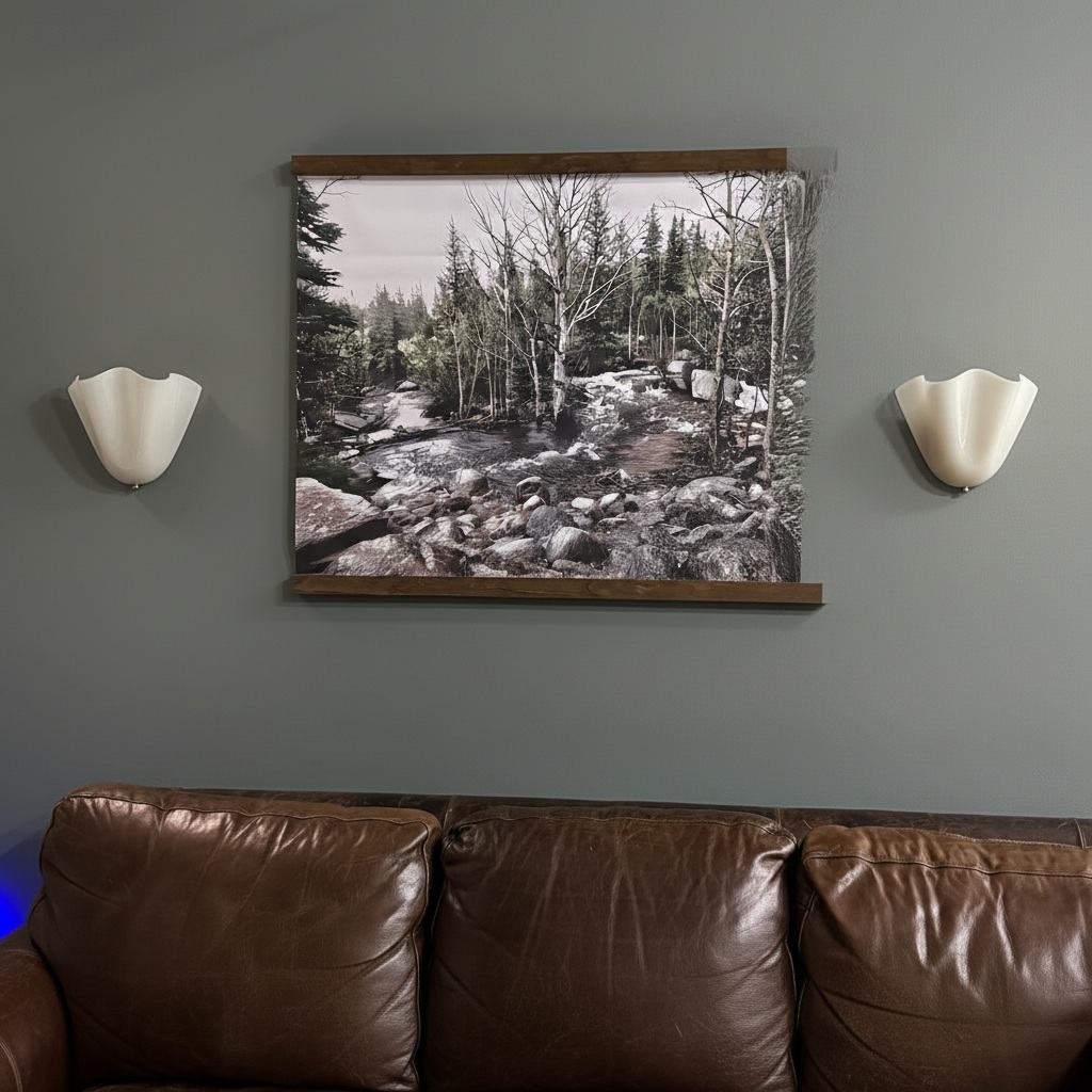Kundenfoto der Bellina Wandleuchten im Wohnzimmer