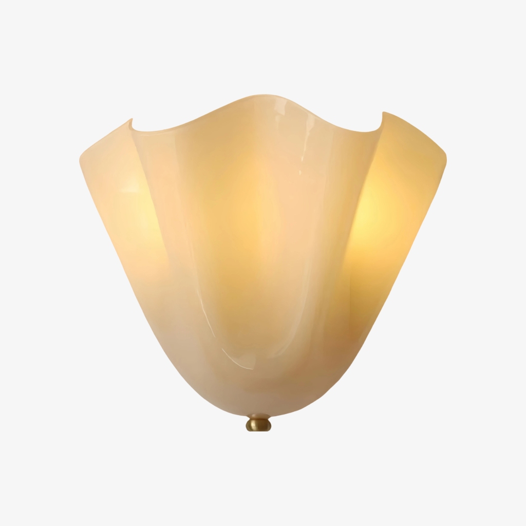 Glas – Beige Weiß