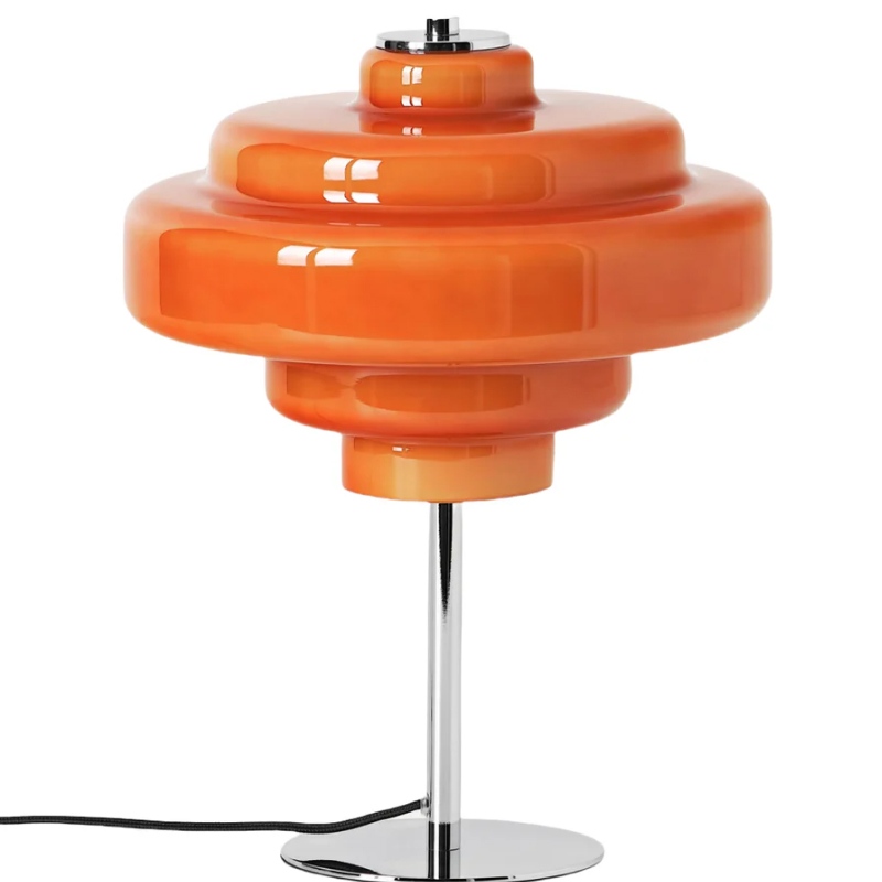 Orange Bauhaus Tischlampe Gesamtansicht
