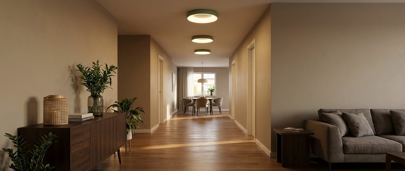 Lumiflexa Deckenleuchte im Flur
