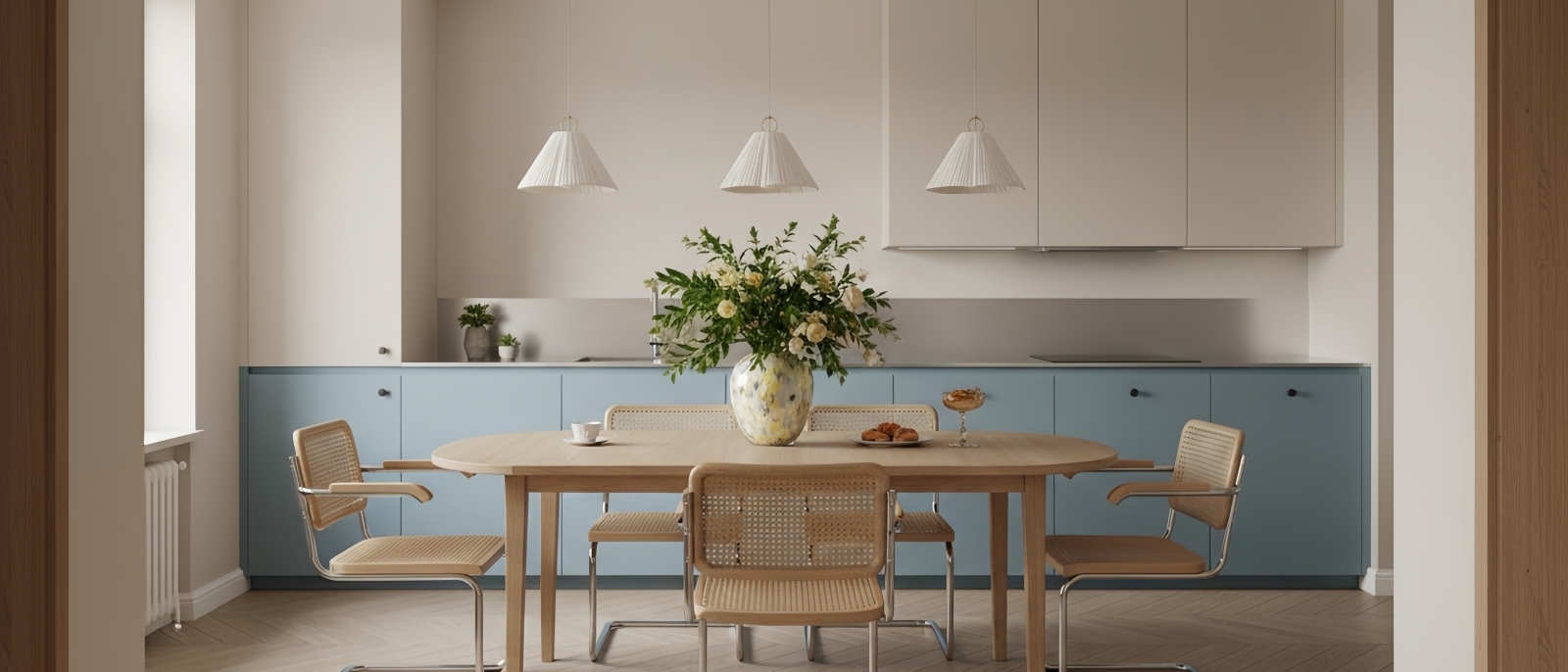 Blossine pendant light scene