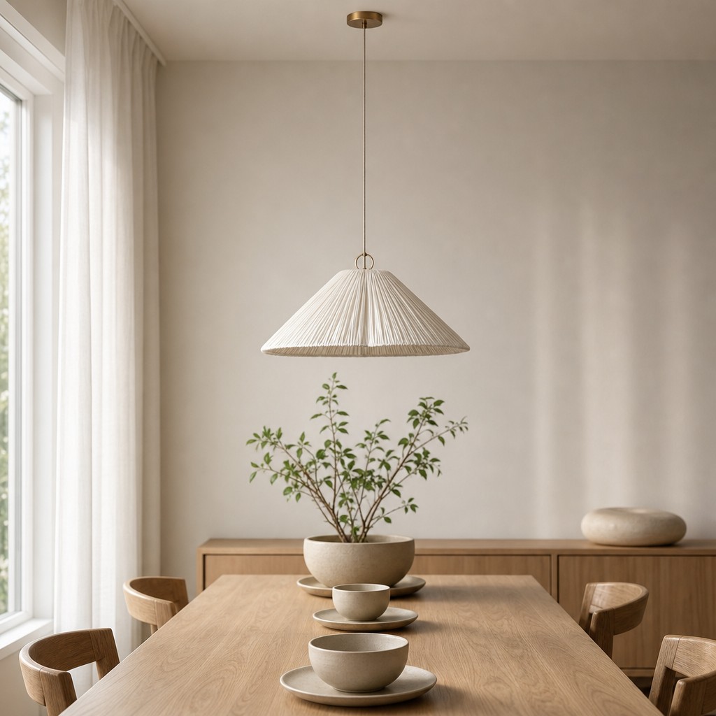 Blossine pendant light over dining table