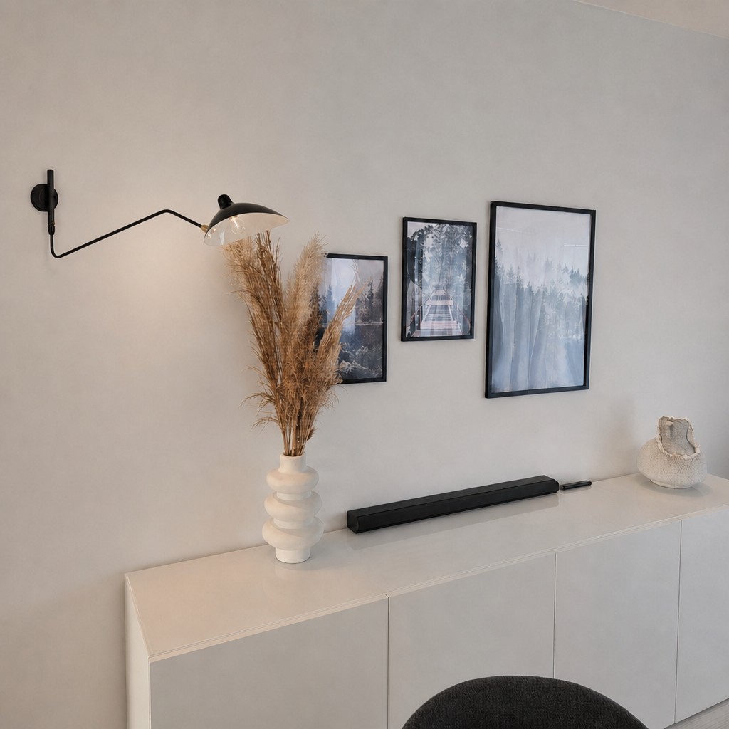 Kundenfoto der Wandleuchte im Wohnraum