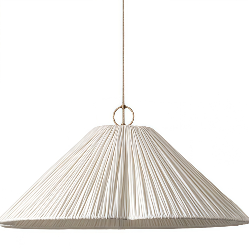 Blossine linen pendant shade detail