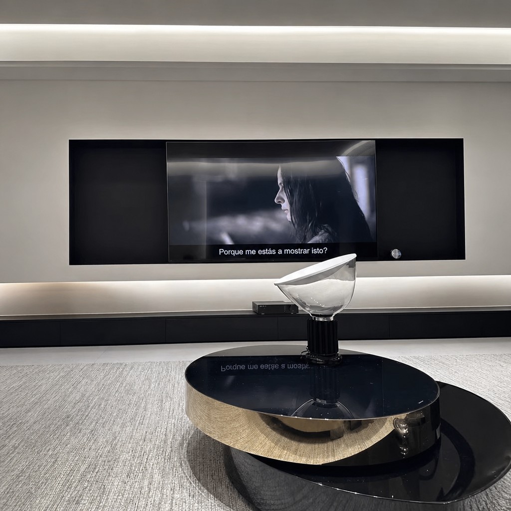 Kundenfoto der Taccia Tischleuchte im Wohnzimmer