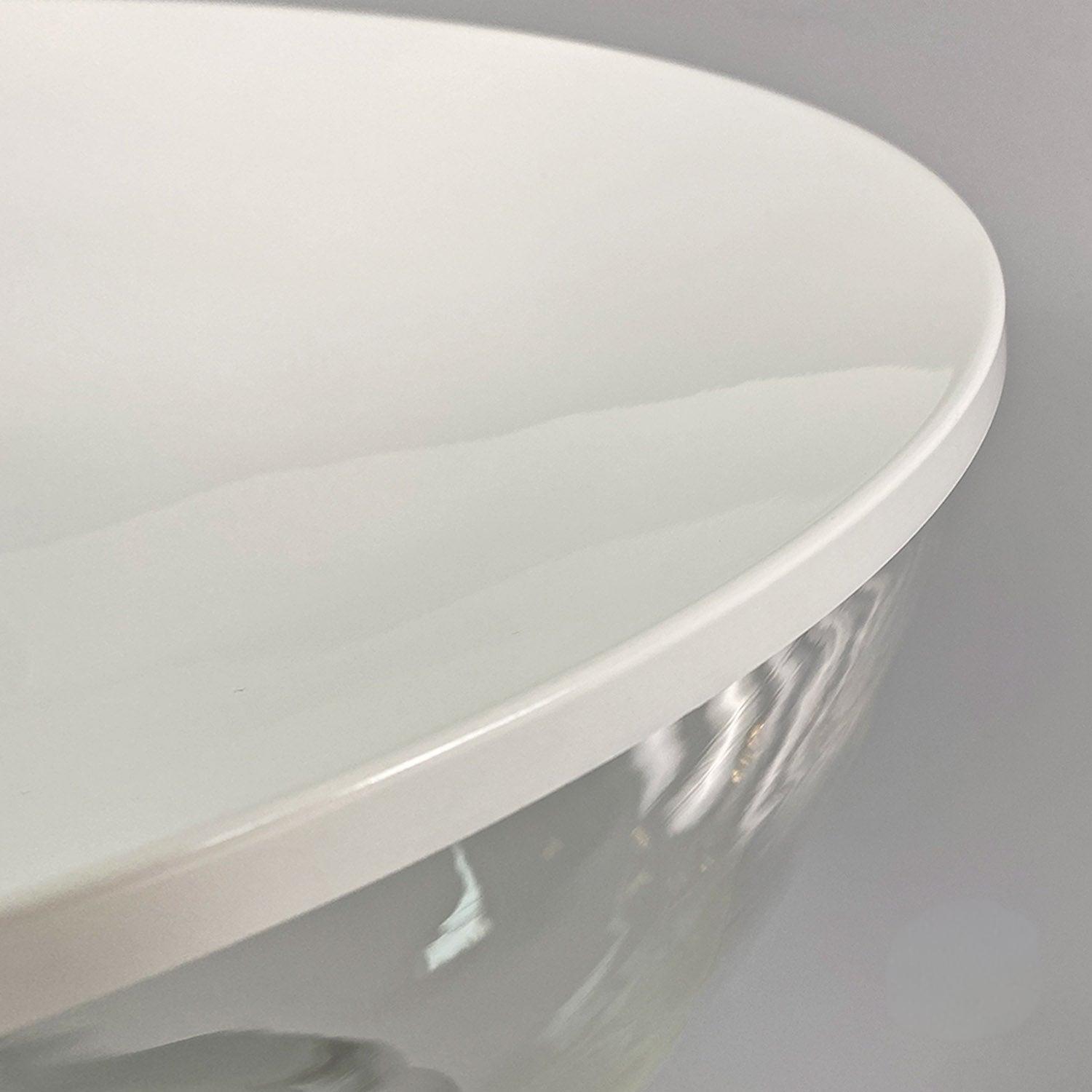 Glasschirm der Taccia Tischleuchte im Detail