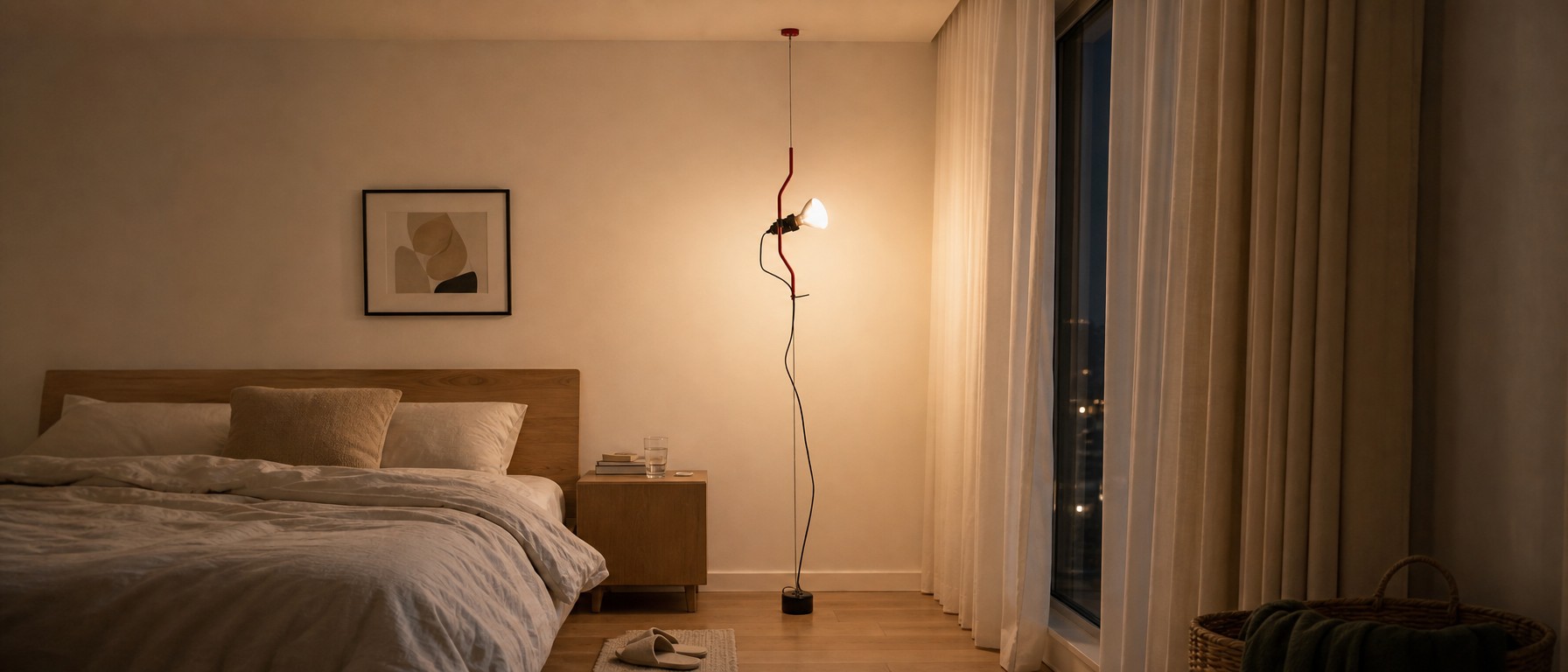 Parentesi Lampe als Akzentbeleuchtung