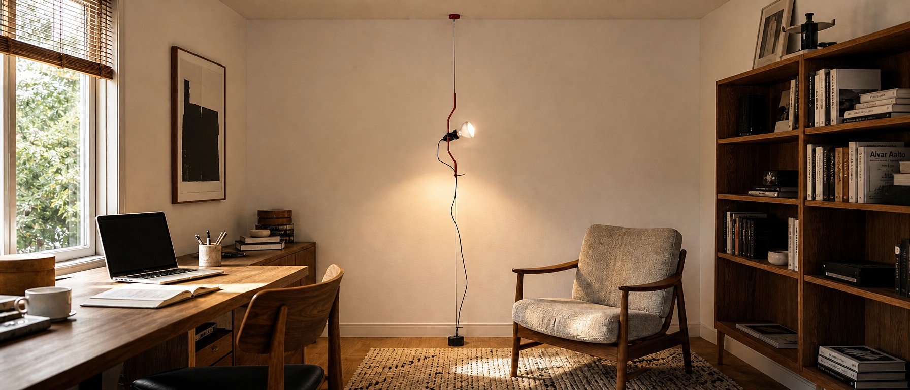 Parentesi Lampe im Wohnbereich