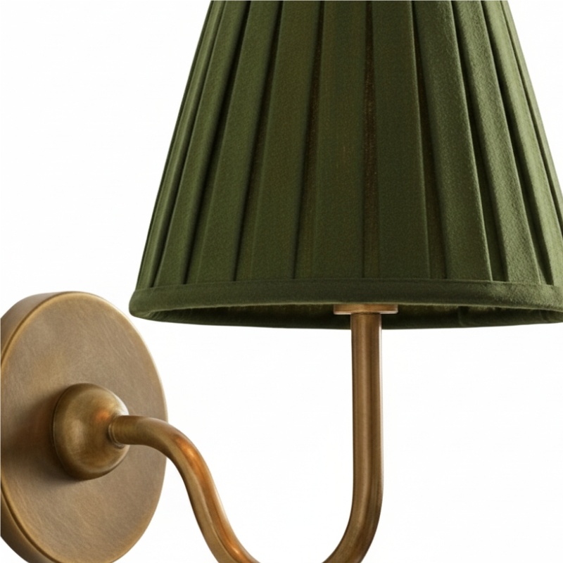 Seitliches Detail von Schirm und Arm
