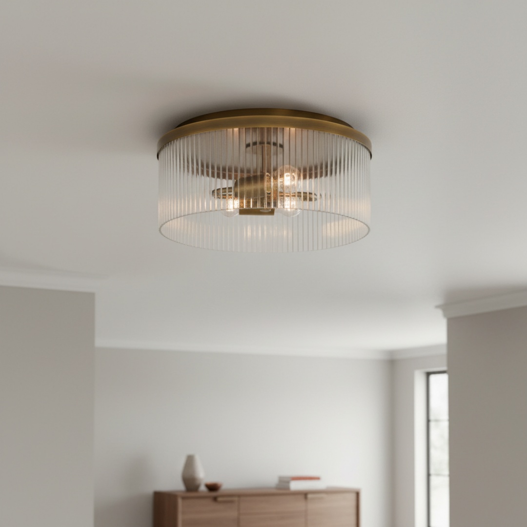 Bravira Deckenleuchte mit Messingfinish