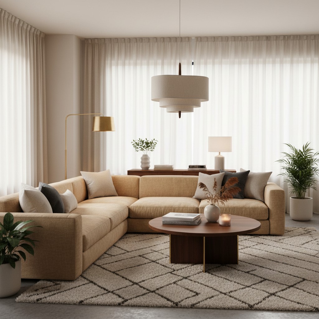 Softlume Pendelleuchte im Wohnzimmer