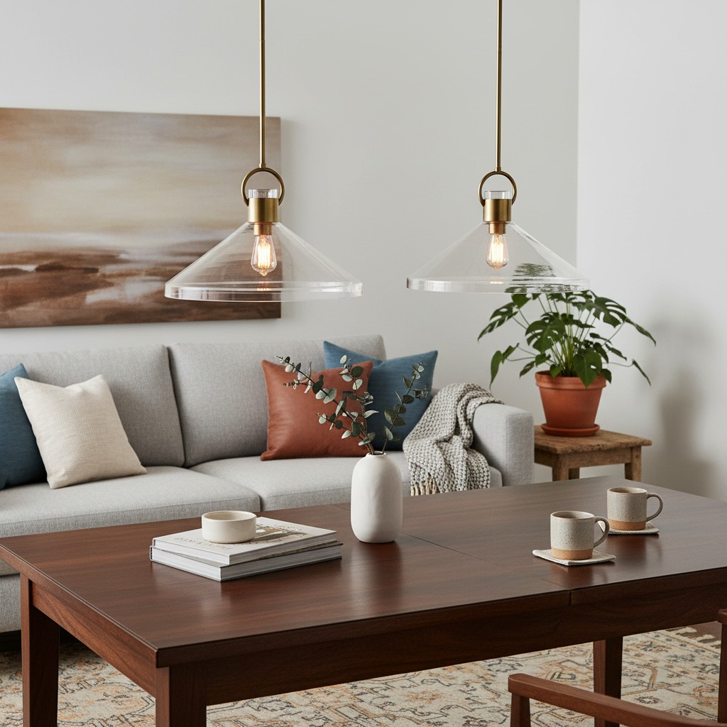Orvessa Pendelleuchten im Wohnzimmer