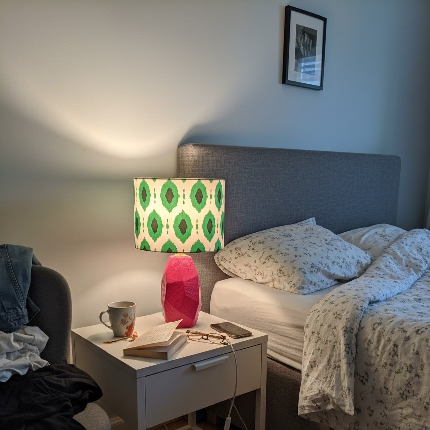 Arivane Tischleuchte als Nachttischlampe
