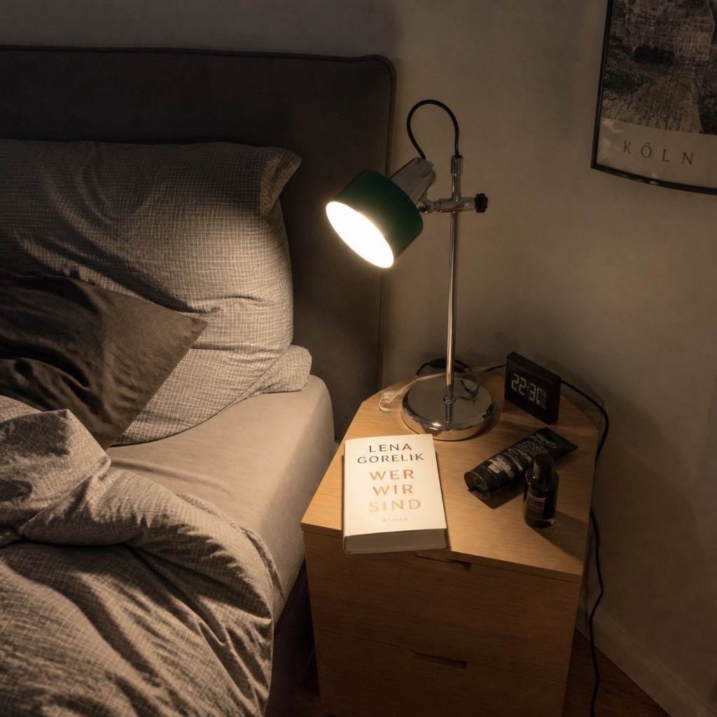 Lampa stołowa Bauhaus we wnętrzu klienta