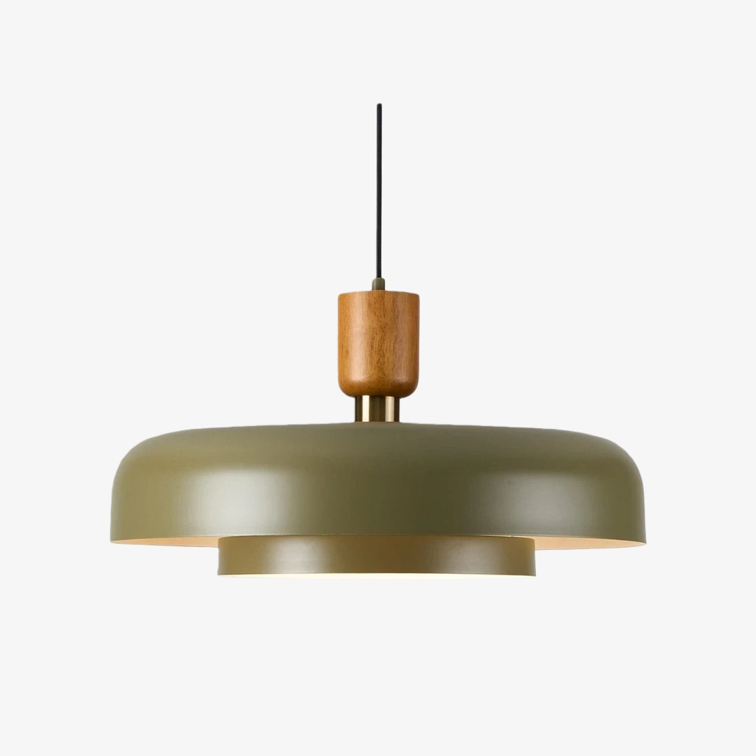 Orbulis pendant light in Deep Green